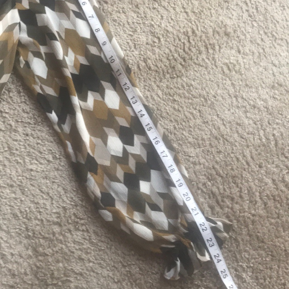 Banana Republic Geo Pattern Peasant Dress - Picture 8 of 11